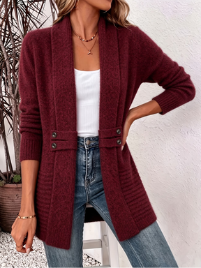 Women's Longline Knit Cardigan Winter