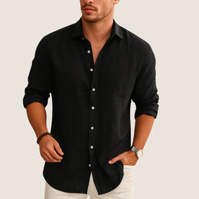 Monarch Linen & Cotton Shirt – Casual Elegance for Autumn