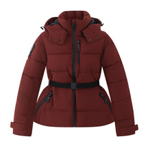 AuraBelt™ – Warm, Windproof & Elegant Belted Quilted Ski Jacket