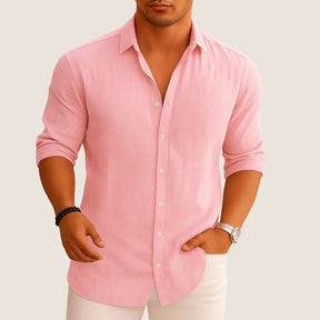 Monarch Linen & Cotton Shirt – Casual Elegance for Autumn