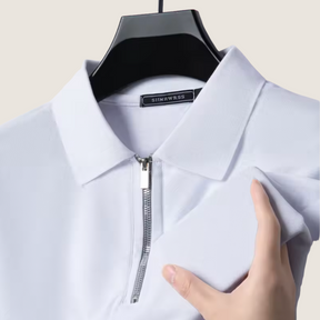 Monarch – Men’s Zip Polo – Modern Style & Light Comfort