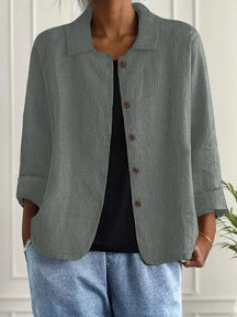 Women's Casual Button-Front Jacket