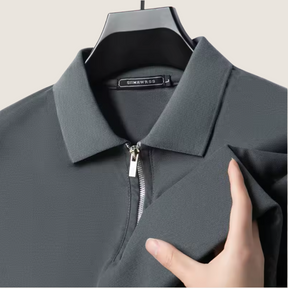 Monarch – Men’s Zip Polo – Modern Style & Light Comfort