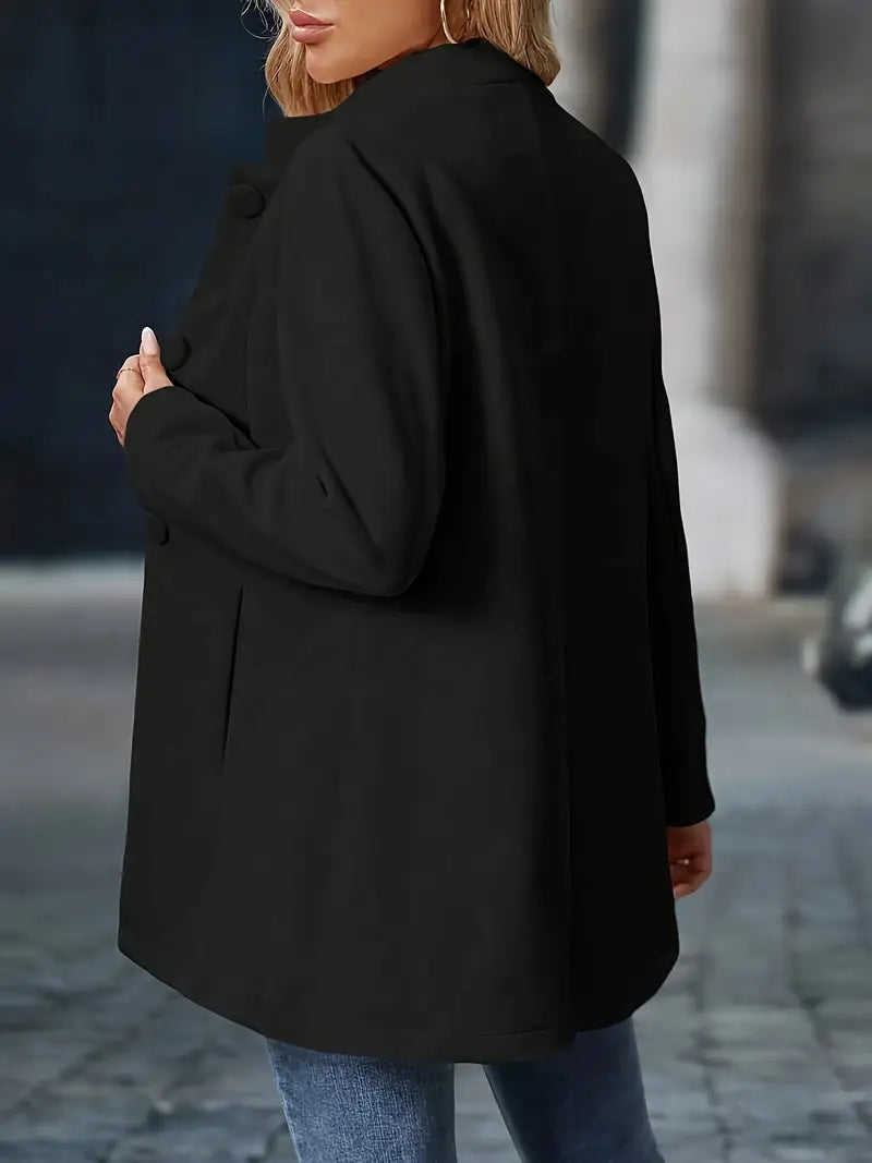 Women's Classic Button-Up Winter Coat