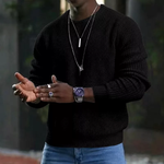 Men`s Crew Neck Long Sleeve Jumper