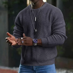 Men`s Crew Neck Long Sleeve Jumper