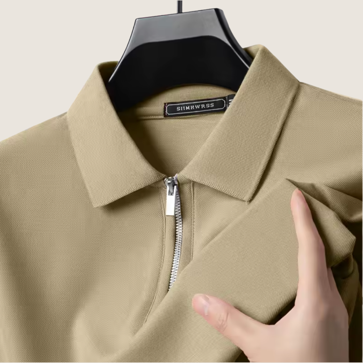 Monarch – Men’s Zip Polo – Modern Style & Light Comfort