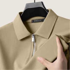 Monarch – Men’s Zip Polo – Modern Style & Light Comfort