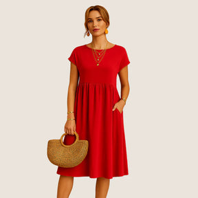 Monarch Alice Short Linen Dress – Casual Elegance for Every Day