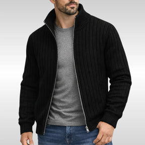 Monarch Wear | Elegant Classic Zip Jacket – RibbedWarm™