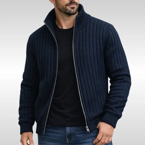 Monarch Wear | Elegant Classic Zip Jacket – RibbedWarm™