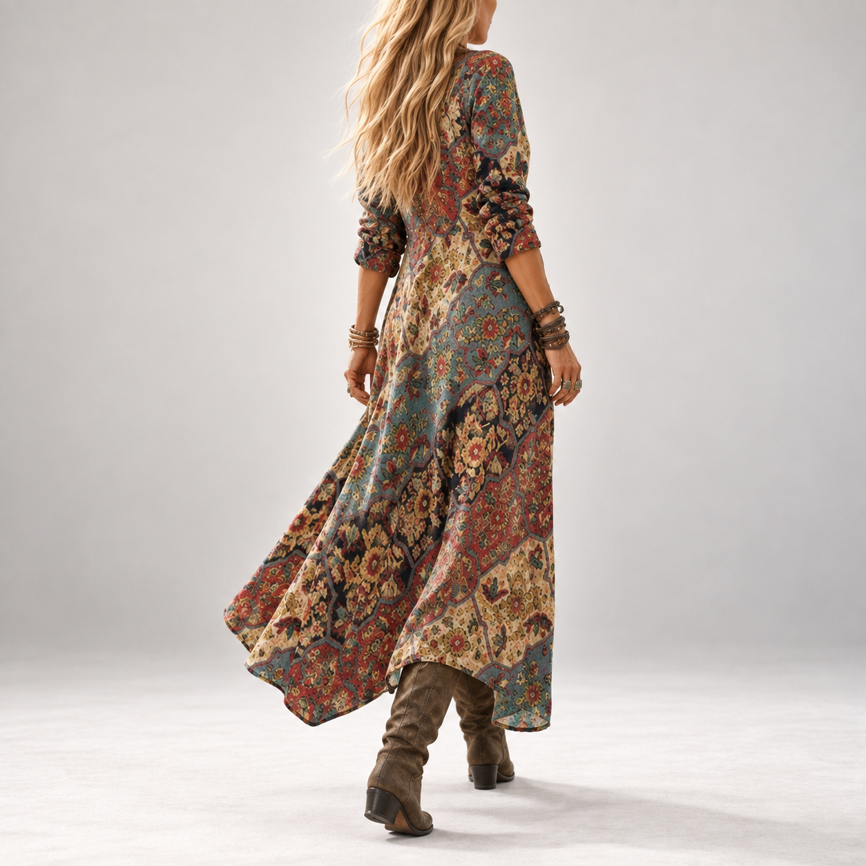 Women's Hooded Knit Button-Up Cardigan