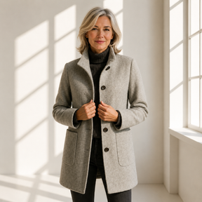 Women's Ribbed Quarter-Zip Jumper