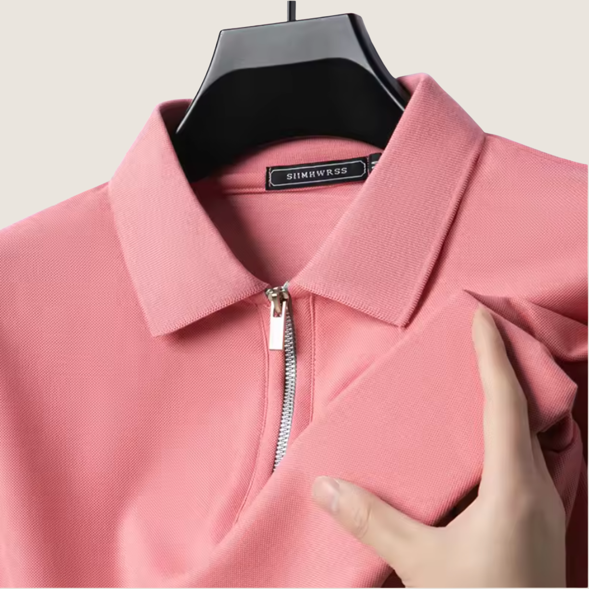 Monarch – Men’s Zip Polo – Modern Style & Light Comfort