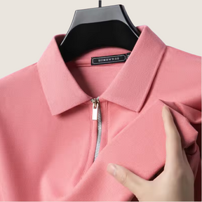 Monarch – Men’s Zip Polo – Modern Style & Light Comfort