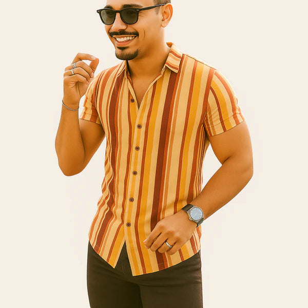Monarch Printed Shirt – Casual Summer Style