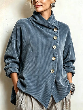 Women's Cable Knit Roll Neck Jumper