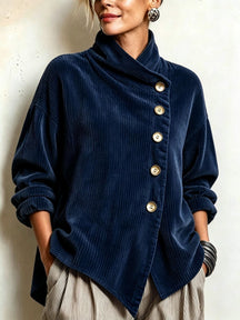 Women's Cable Knit Roll Neck Jumper