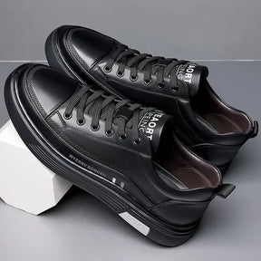 Monarch Wear – Casual Leather Trainers – Low-Top Sport – [BUY 1, GET 2 FREE]