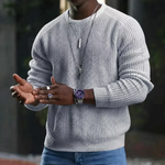 Men`s Crew Neck Long Sleeve Jumper
