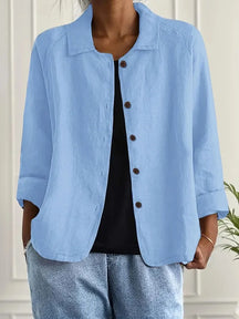 Women's Casual Button-Front Jacket