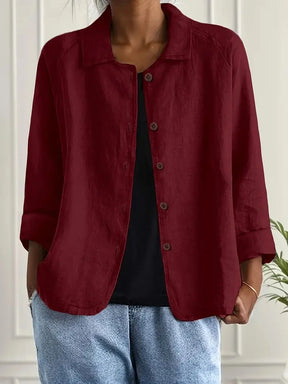 Women's Casual Button-Front Jacket