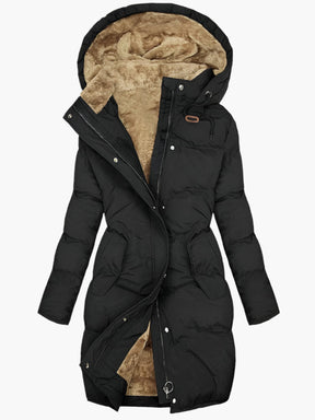 Women's Elegant Quilted Hooded Winter Coat