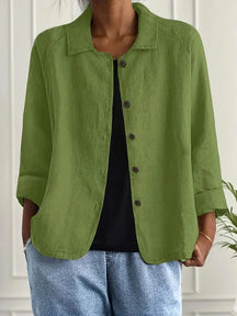 Women's Casual Button-Front Jacket