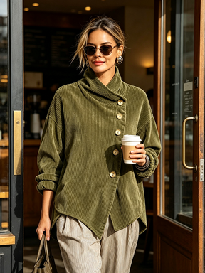 Women's Cable Knit Roll Neck Jumper