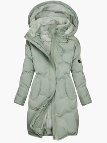 Women's Elegant Quilted Hooded Winter Coat
