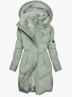 Women's Elegant Quilted Hooded Winter Coat