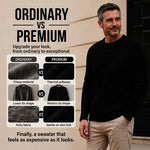 Men`s Crew Neck Long Sleeve Jumper