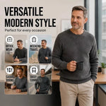 Men`s Crew Neck Long Sleeve Jumper