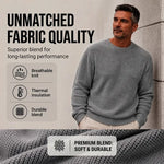 Men`s Crew Neck Long Sleeve Jumper